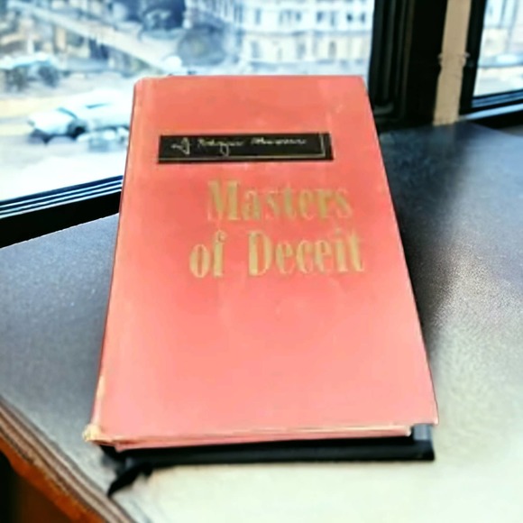 MASTERS OF DECEIT J. EDGAR HOOVER (1960 Seventh Edition Cloth-Hardcover) - Picture 1 of 12
